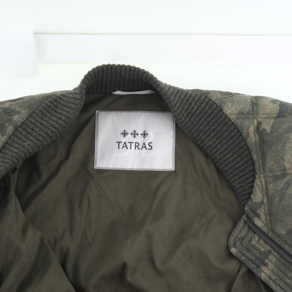 TATRAS Blouson Wool, Silk khaki unisex(Unisex) 01 Used Authentic