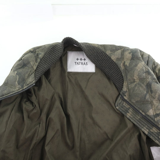 TATRAS Blouson Wool, Silk khaki unisex(Unisex) 01 Used Authentic