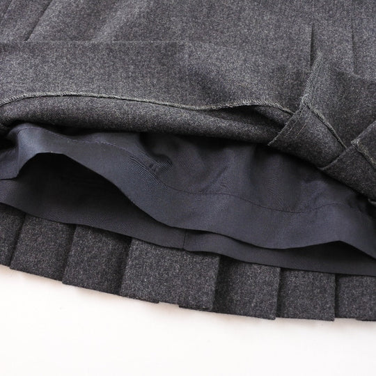 CHANEL skirt P03474/V03532 Wool, Silk gray 40