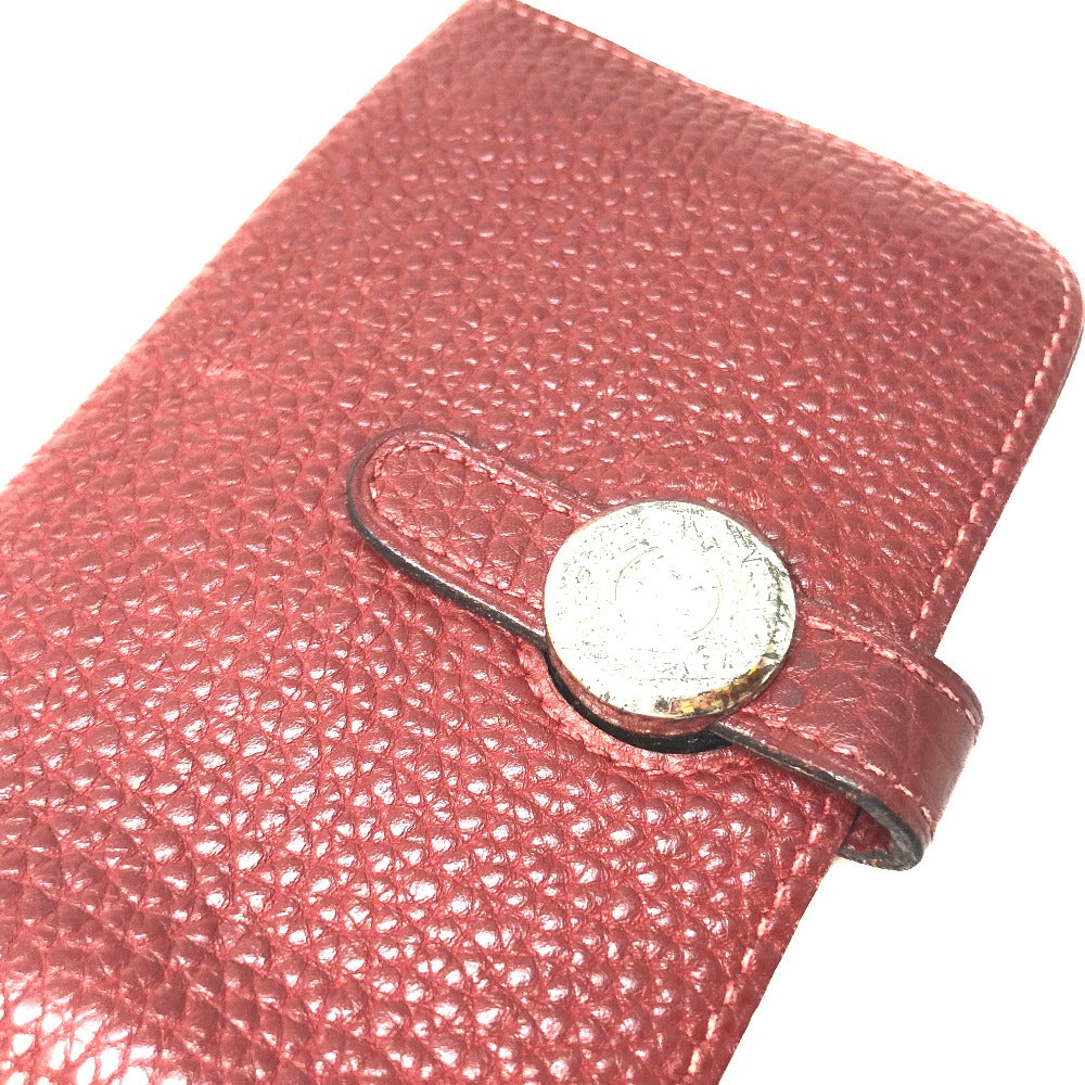 HERMES Coin case Togo Rouge ash Dogon Women Used Authentic