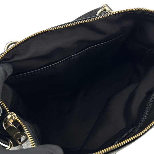 COACH Handbag F34508 leather black Women Used Authentic