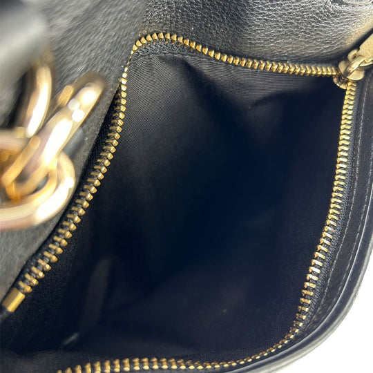 COACH Handbag F34508 leather black Women Used Authentic