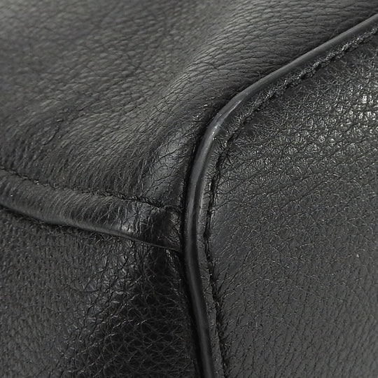 COACH Handbag F34508 leather black Women Used Authentic