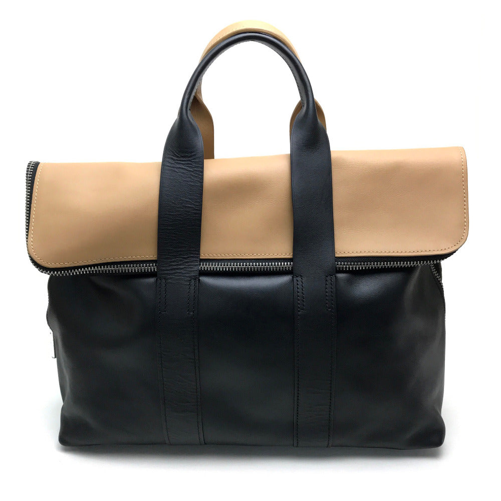 3.1 phillip lim Handbag leather black By color Hour bag Women Used Authentic