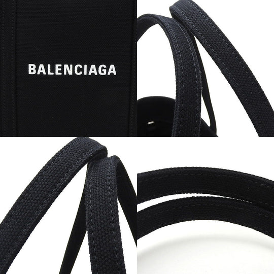 BALENCIAGA Tote Bag 551810 canvas black Every day Women Used Authentic