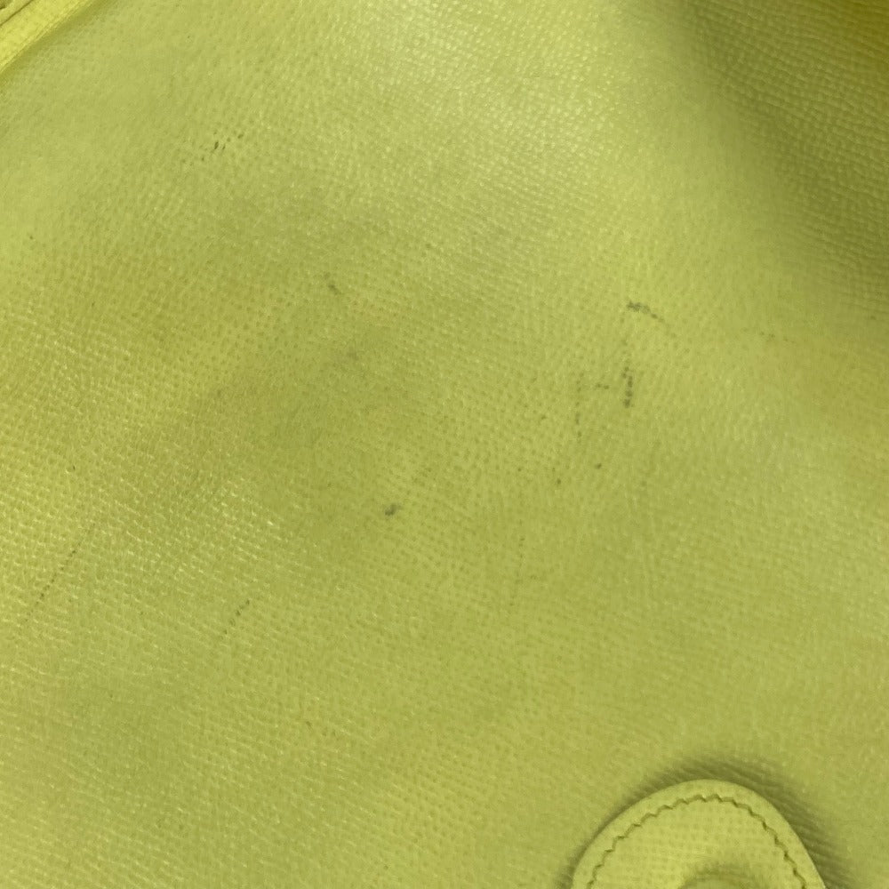 HERMES Shoulder Bag Epsom yellow Crossbody bag Evelyn 3 GM Women Used Authentic