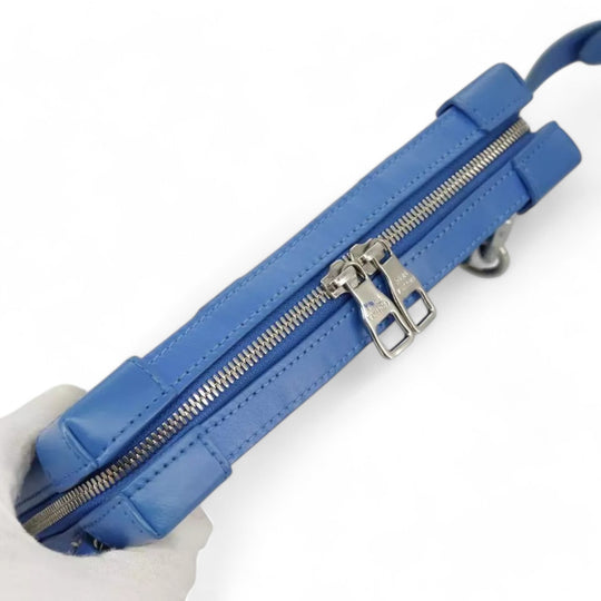 Louis Vuitton Monogram Clouds Soft Trunk Wallet Shoulder Bag Blue White Unisex