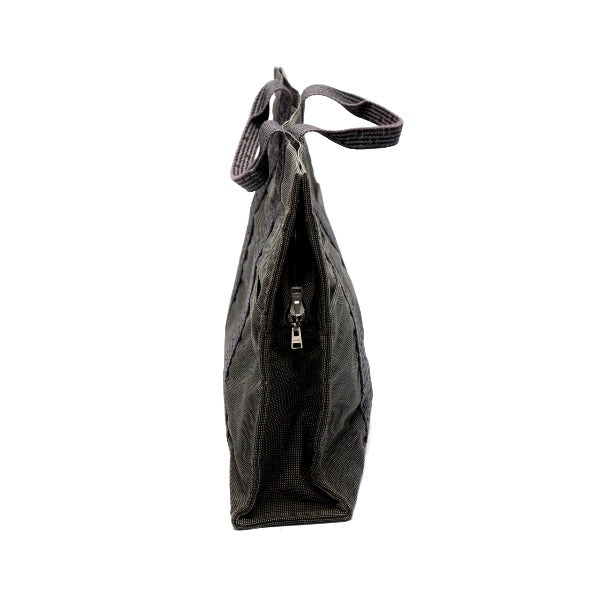 HERMES Tote Bag canvas gray MM Her Line unisex(Unisex) Used Authentic