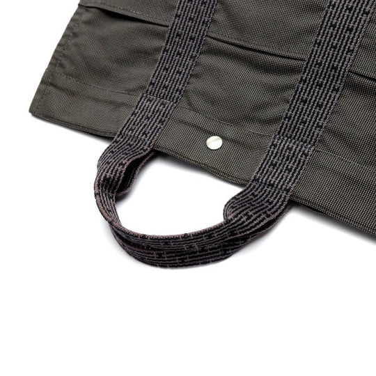 HERMES Tote Bag canvas gray MM Her Line unisex(Unisex) Used Authentic