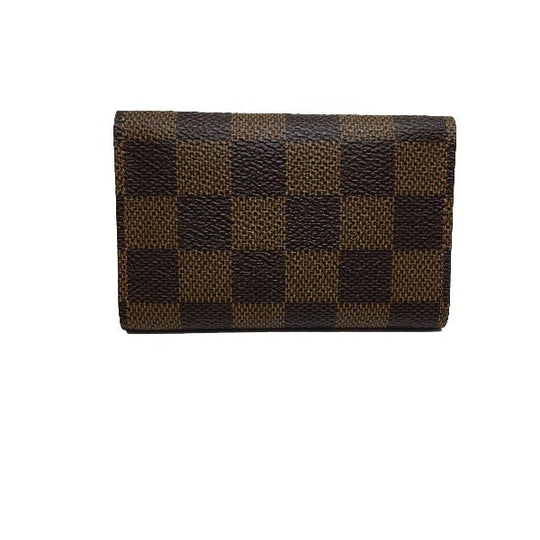 LOUIS VUITTON Key case Key holder  N62630 Damier canvas Brown for 6 Damier Multicles6 unisex(Unisex) Used Authentic