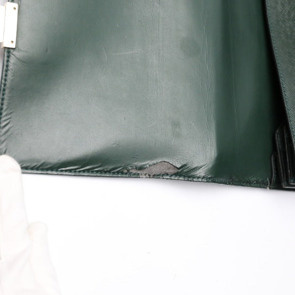 LOUIS VUITTON Briefcase M30792 Taiga green Doctor's bag Taiga serviette tobol mens Used Authentic