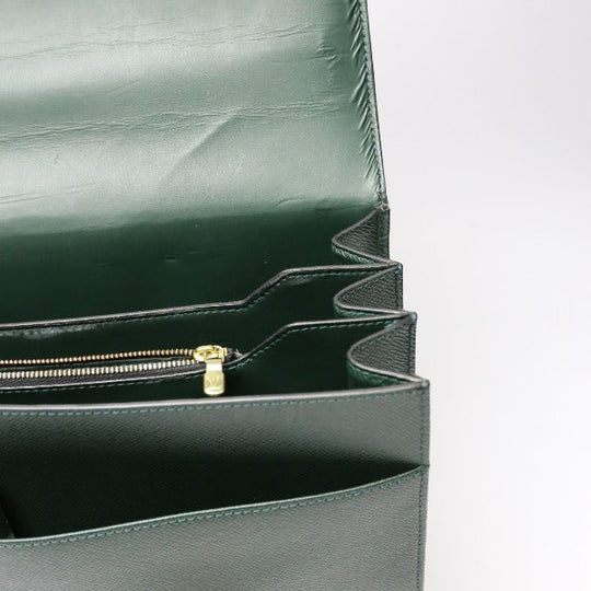 LOUIS VUITTON Briefcase M30792 Taiga green Doctor's bag Taiga serviette tobol mens Used Authentic