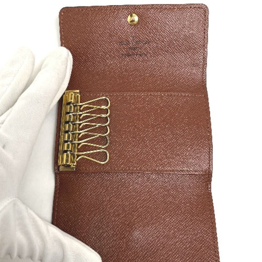 LOUIS VUITTON Key case Key holder  M62630 Monogram canvas Brown Key case Key holder for 6 pieces Monogram Multicles6 unisex(Unisex) Used Authentic