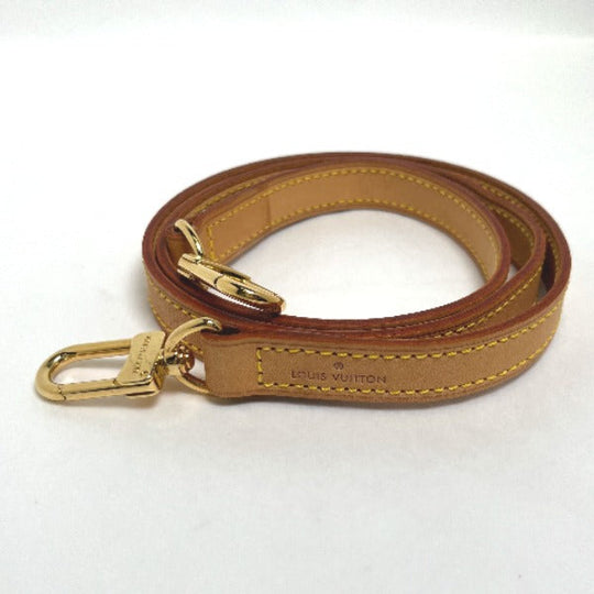 LOUIS VUITTON Shoulder strap J52312 Nume leather Brown strap Nume leather Adjustable Women Used Authentic