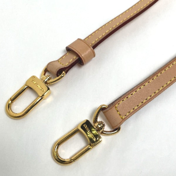 LOUIS VUITTON Shoulder strap J52312 Nume leather Brown strap Nume leather Adjustable Women Used Authentic