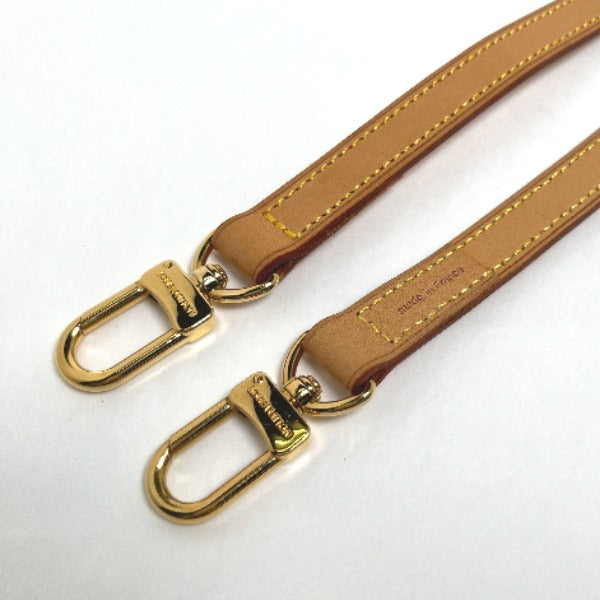 LOUIS VUITTON Shoulder strap J52312 Nume leather Brown strap Nume leather Adjustable Women Used Authentic