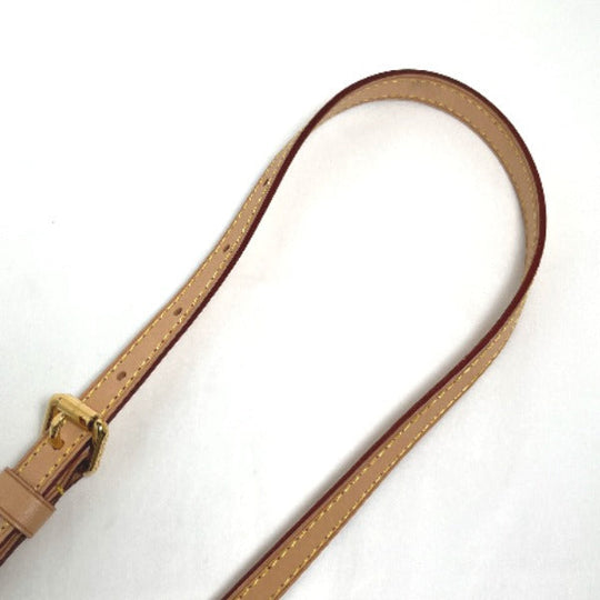 LOUIS VUITTON Shoulder strap J52312 Nume leather Brown strap Nume leather Adjustable Women Used Authentic