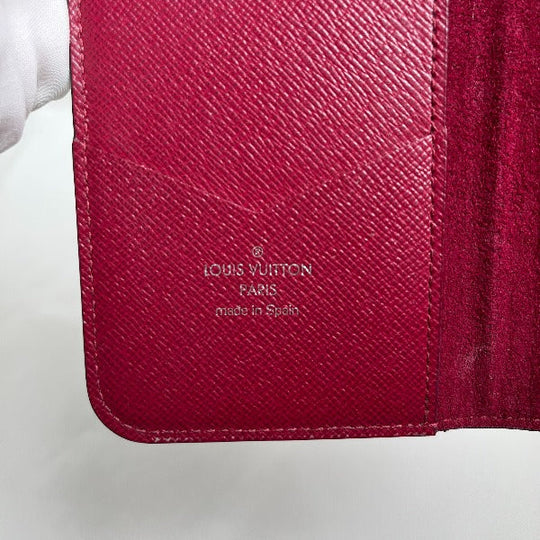 LOUIS VUITTON iPhone case M64468 Epi Leather wine-red Notebook type Epi iPhone X / XS Folio Women Used Authentic
