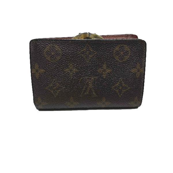 LOUIS VUITTON Bifold Wallet M61663 Monogram canvas Brown Clasp wallet with card pocket Monogram Porto Monet Viet Vienoa Women Used Authentic