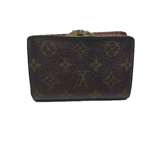 LOUIS VUITTON Bifold Wallet M61663 Monogram canvas Brown Clasp wallet with card pocket Monogram Porto Monet Viet Vienoa Women Used Authentic