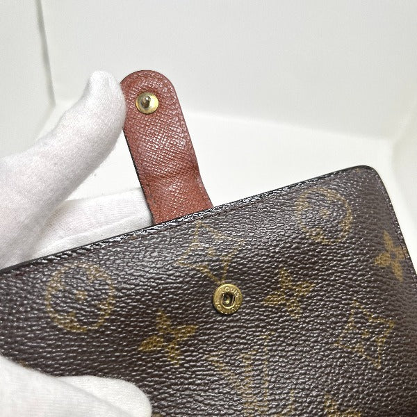 LOUIS VUITTON Bifold Wallet M61663 Monogram canvas Brown Clasp wallet with card pocket Monogram Porto Monet Viet Vienoa Women Used Authentic