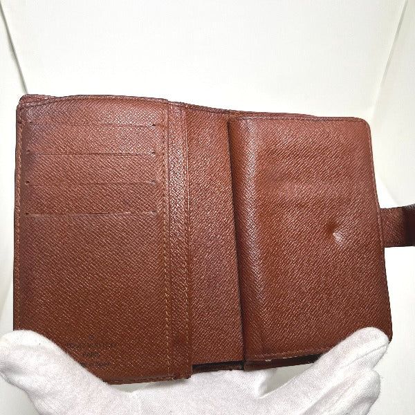 LOUIS VUITTON Bifold Wallet M61663 Monogram canvas Brown Clasp wallet with card pocket Monogram Porto Monet Viet Vienoa Women Used Authentic