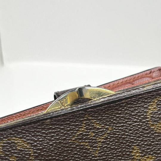 LOUIS VUITTON Bifold Wallet M61663 Monogram canvas Brown Clasp wallet with card pocket Monogram Porto Monet Viet Vienoa Women Used Authentic