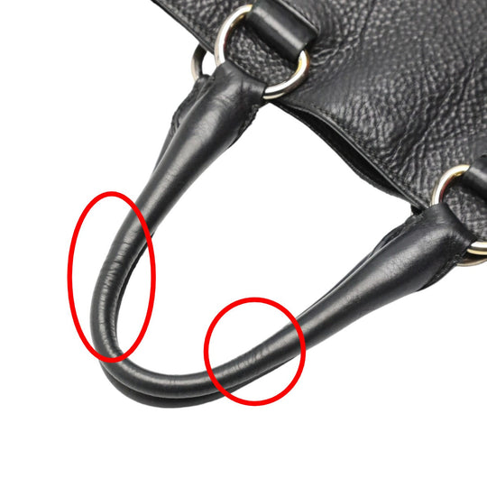 PRADA Handbag 1BG865 2E8K leather black Handbag VITELLO PHENIX Cross Sling Bag unisex(Unisex) Used Authentic