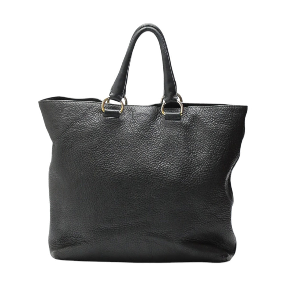 PRADA Handbag 1BG865 2E8K leather black Handbag VITELLO PHENIX Cross Sling Bag unisex(Unisex) Used Authentic
