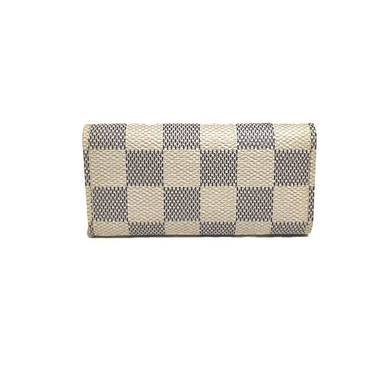 LOUIS VUITTON Key case Key holder  M62630 Damier Azur Canvas Damier Azul Key case for 4 Key holder Damier Azur Multicles4 unisex(Unisex) Used Authentic