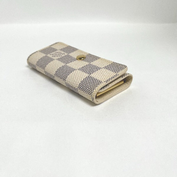 LOUIS VUITTON Key case Key holder  M62630 Damier Azur Canvas Damier Azul Key case for 4 Key holder Damier Azur Multicles4 unisex(Unisex) Used Authentic