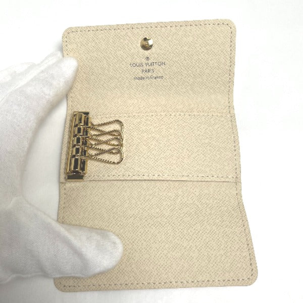 LOUIS VUITTON Key case Key holder  M62630 Damier Azur Canvas Damier Azul Key case for 4 Key holder Damier Azur Multicles4 unisex(Unisex) Used Authentic