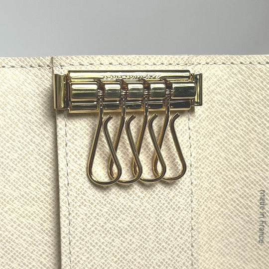 LOUIS VUITTON Key case Key holder  M62630 Damier Azur Canvas Damier Azul Key case for 4 Key holder Damier Azur Multicles4 unisex(Unisex) Used Authentic