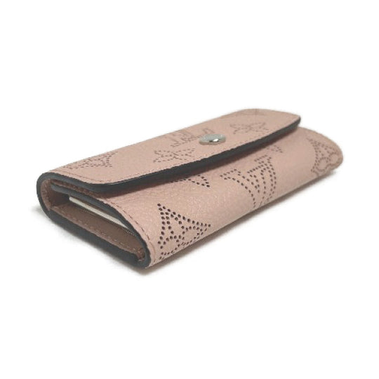 LOUIS VUITTON Key case Key holder  M64056 Monogram Mahina Magnolia Key case for 4 Key holder Mahina Multicles4 unisex(Unisex) Used Authentic