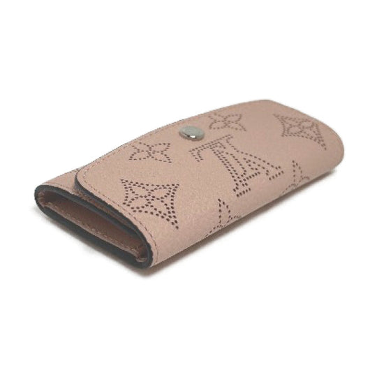 LOUIS VUITTON Key case Key holder  M64056 Monogram Mahina Magnolia Key case for 4 Key holder Mahina Multicles4 unisex(Unisex) Used Authentic