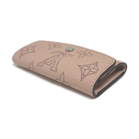 LOUIS VUITTON Key case Key holder  M64056 Monogram Mahina Magnolia Key case for 4 Key holder Mahina Multicles4 unisex(Unisex) Used Authentic