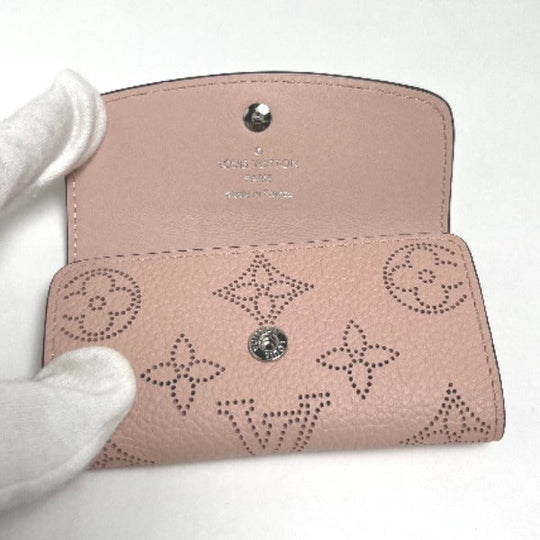 LOUIS VUITTON Key case Key holder  M64056 Monogram Mahina Magnolia Key case for 4 Key holder Mahina Multicles4 unisex(Unisex) Used Authentic