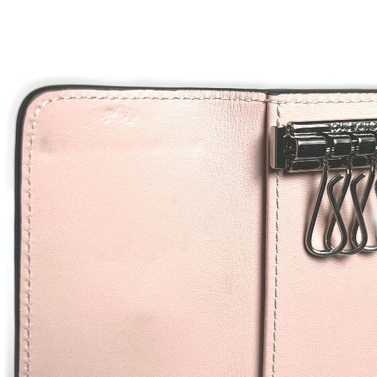 LOUIS VUITTON Key case Key holder  M64056 Monogram Mahina Magnolia Key case for 4 Key holder Mahina Multicles4 unisex(Unisex) Used Authentic
