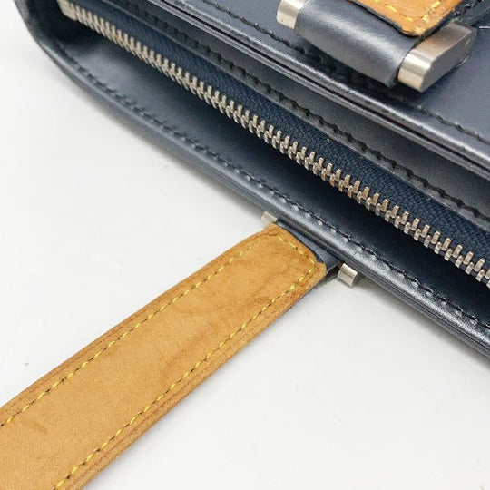 LOUIS VUITTON Tote Bag M55105 Monogram mat blue Willwood Monogram mat Women Used Authentic