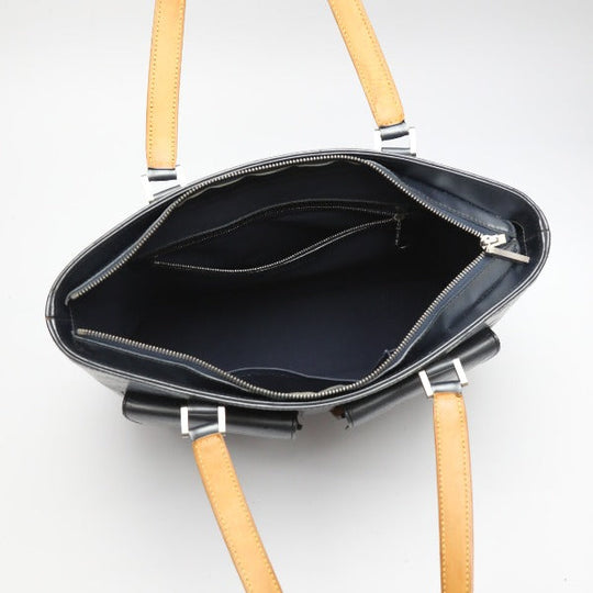 LOUIS VUITTON Tote Bag M55105 Monogram mat blue Willwood Monogram mat Women Used Authentic