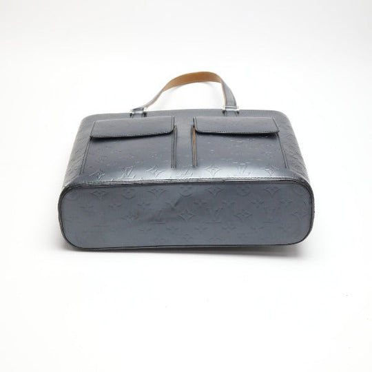 LOUIS VUITTON Tote Bag M55105 Monogram mat blue Willwood Monogram mat Women Used Authentic