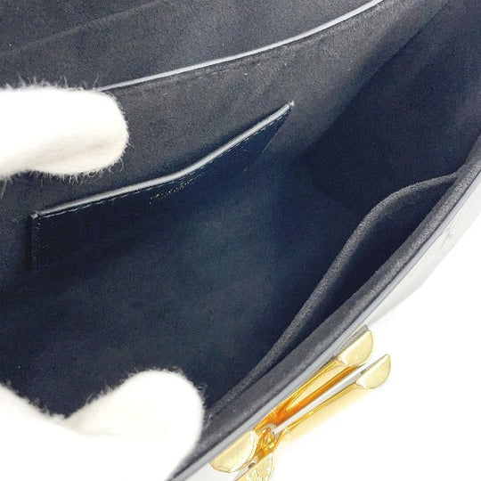 LOUIS VUITTON Shoulder Bag M57442 leather black Since 1854 Twist MM Women Used Authentic