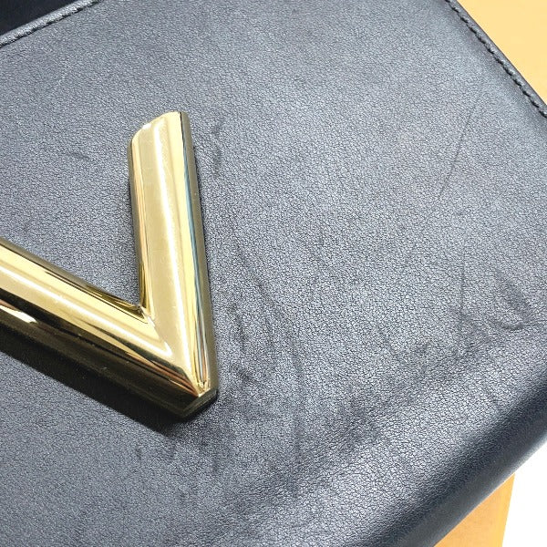 LOUIS VUITTON Shoulder Bag M57442 leather black Since 1854 Twist MM Women Used Authentic