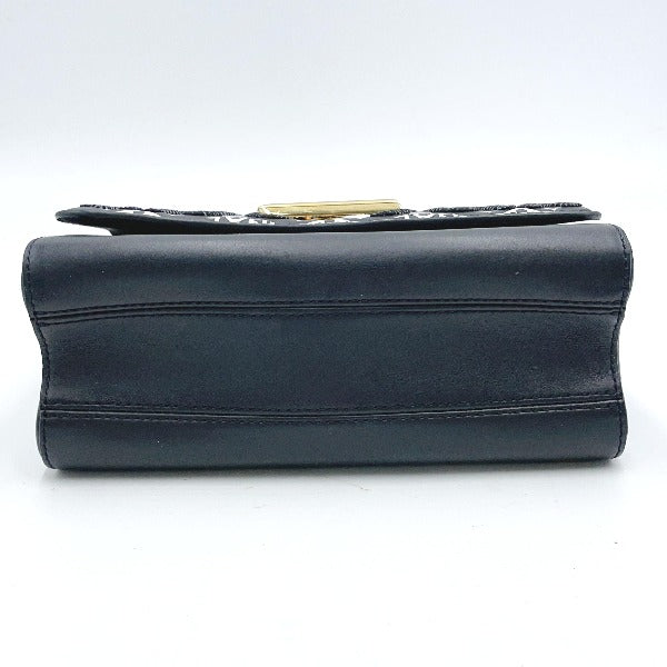 LOUIS VUITTON Shoulder Bag M57442 leather black Since 1854 Twist MM Women Used Authentic