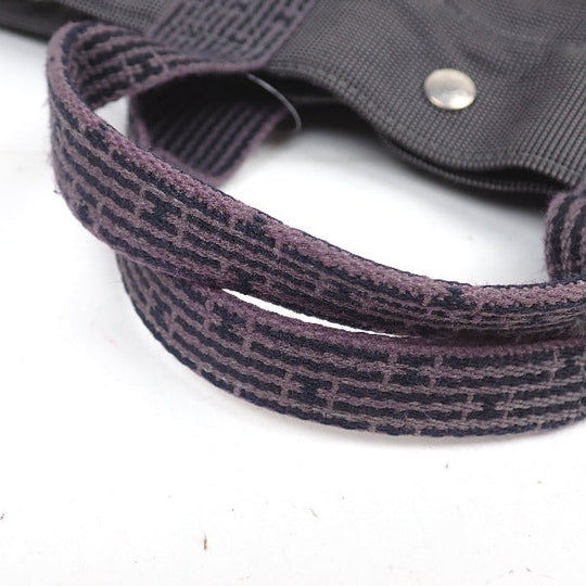 HERMES Tote Bag canvas gray MM Her Line unisex(Unisex) Used Authentic