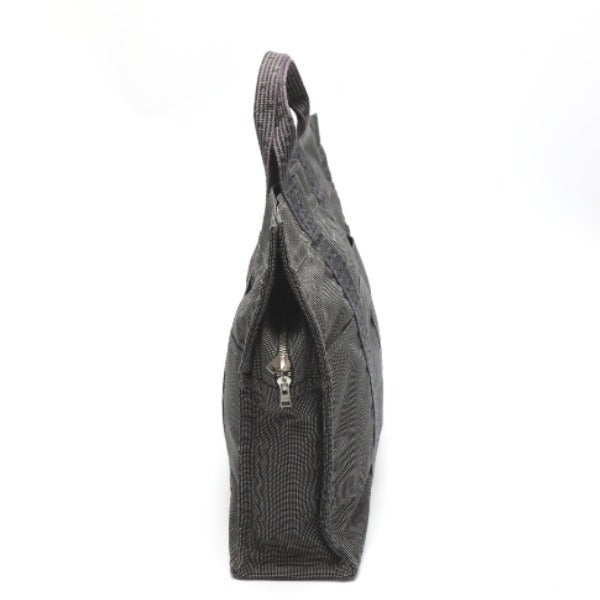 HERMES Tote Bag canvas gray MM Her Line unisex(Unisex) Used Authentic