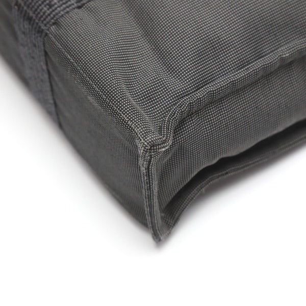 HERMES Tote Bag canvas gray MM Her Line unisex(Unisex) Used Authentic
