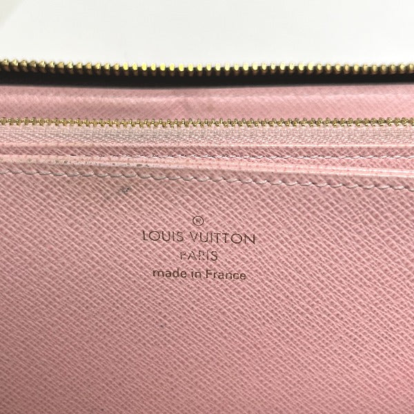 LOUIS VUITTON Long Wallet Purse M41894 Monogram canvas Rose valerine Zip Around Monogram Zippy wallet Women Used Authentic