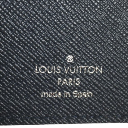 LOUIS VUITTON Long Wallet Purse M61816 Epi Leather Blue Marine Portefeuille Brazza Epi Bifold Wallet long wallet with coin pocket unisex(Unisex) Used Authentic