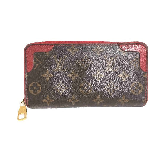 LOUIS VUITTON Long Wallet Purse M61854 Monogram canvas Slys Zippy wallet Monogram Retiro unisex(Unisex) Used Authentic